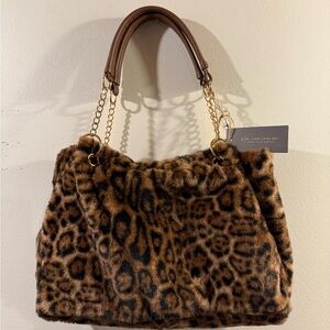 Expressions Leopard Print Shoulder Bag